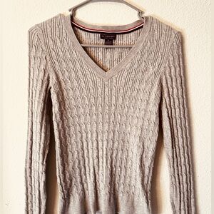 Knitted grey long sleeve (polo), soft and comfortable,